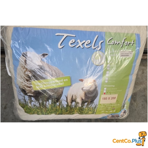 Texels wollen onderdeken 160 x 200 cm