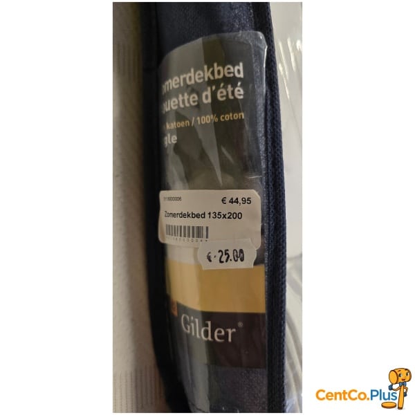 Gilder zomerdekbed 100% katoen