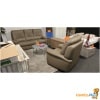 beige lederen salon