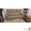 beige lederen salon