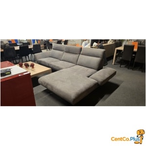 XOOON grijze lounge hoekzetel