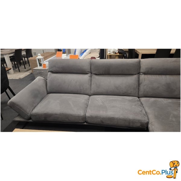 XOOON grijze lounge hoekzetel