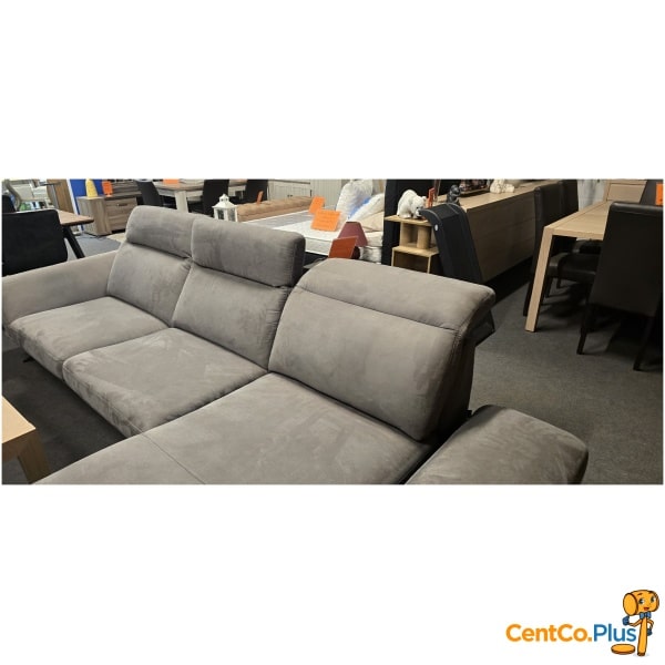 XOOON grijze lounge hoekzetel