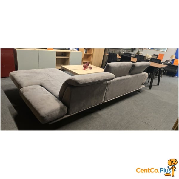 XOOON grijze lounge hoekzetel