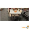 Witte keukentafel met 4 stoelen