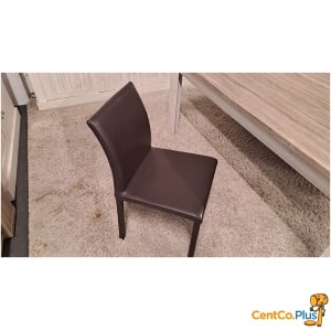 bruine eetkamerstoelen