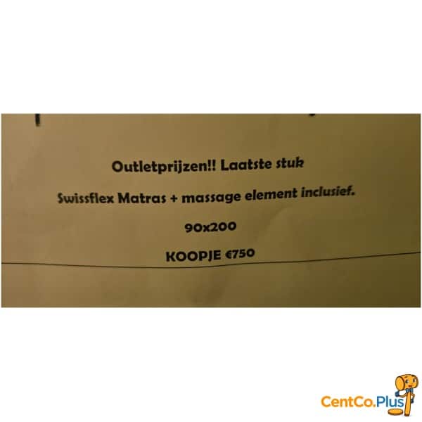 Swissflex matras 90 × 200 cm met massage-element