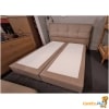 Luxe beige boxspring