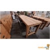 Hoge teak eetkamertafel