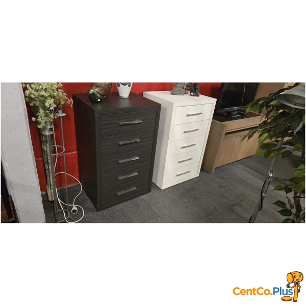 Ladekast donkerbruin houtlook
