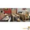 complete eetkamer met marmerinleg