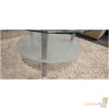 Ronde glazen salontafel