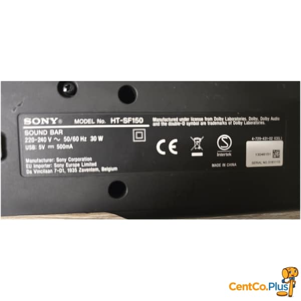Sony HT-SF150 soundbar